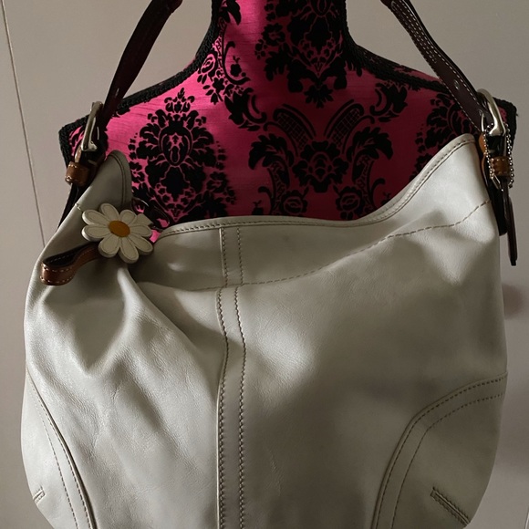 Coach Handbags - Coach white leather handbag